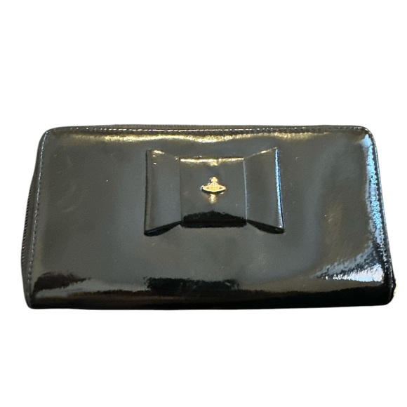 Vivienne Westwood Handbags - EUC Vivienne Westwood Black Wallet with Bow Detail